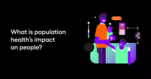 What is population health’s impact on people?