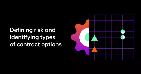 Defining risk and identifying types of contract options